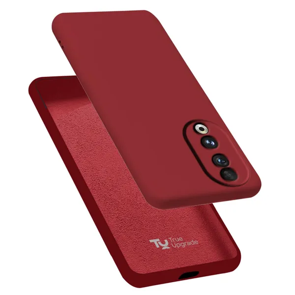 TRUEUPGRADE_Liquid_Silicone_Designed_Back_Case_Cover_for_Honor_90_5G_|_Microfiber_Inside,_Full_Protection_|_Bumper_Back_Cover_Case_for_Honor_90_5G_-_Wine