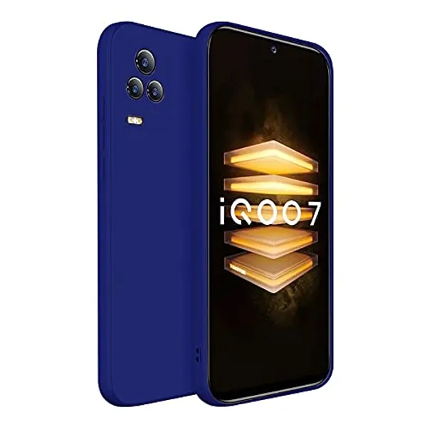 Iqoo_7_Legend_5G_Blue_Silicone_Protective_Back_Case_Cover