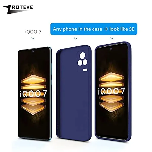 Iqoo_7_Legend_5G_Blue_Silicone_Protective_Back_Case_Cover