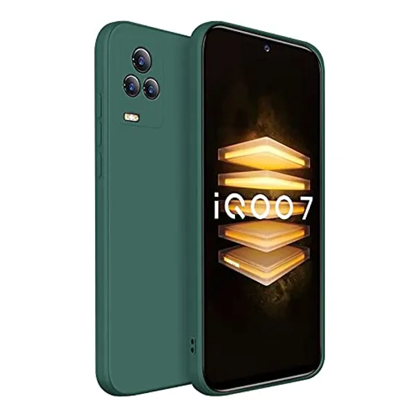 Iqoo_7_Legend_5G_Green_Silicone_Protective_Back_Case_Cover