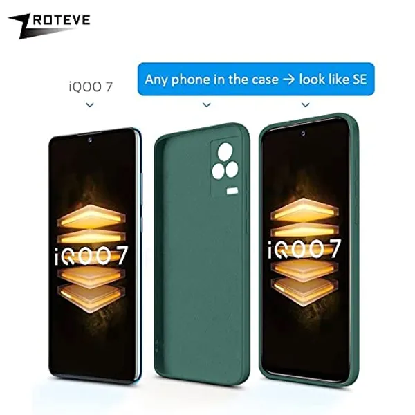 Iqoo_7_Legend_5G_Green_Silicone_Protective_Back_Case_Cover