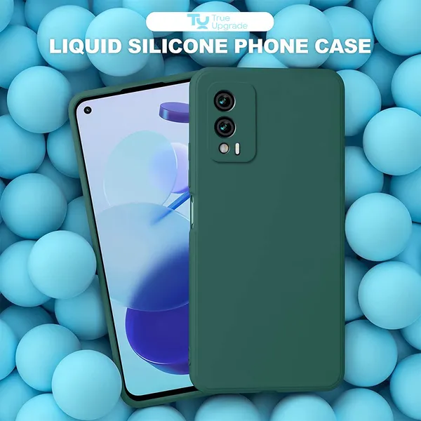 TRUEUPGRADE_Back_Cover_for_iQOO_Z3_5G_(Silicone_|_Green)