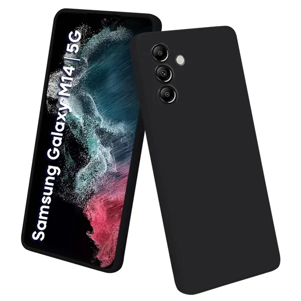 Samsung_Galaxy_M14_5G_Black_Silicone_Protective_Back_Case_Cover
