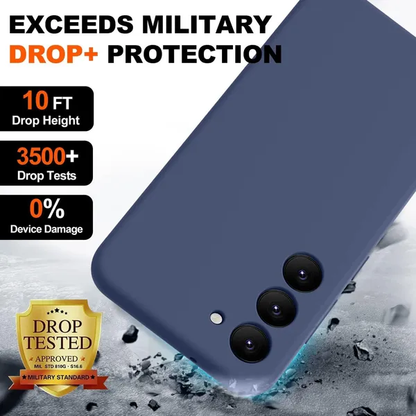 TRUEUPGRADE_Compatible_with_Samsung_Galaxy_M14_5G_Case,_Liquid_Silicone_Case,_Full_Body_Protective_Cover,_Shockproof,_Slim_Phone_Case,_Anti-Scratch_Soft_Microfiber_Lining_-_Blue