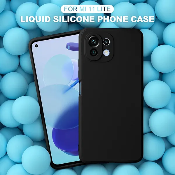 Xiaomi_Mi_11_Lite_Ne_5G_Black_Plastic_Protective_Back_Case_Cover