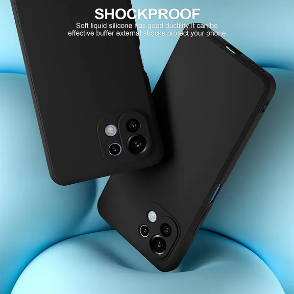 Xiaomi_Mi_11_Lite_Ne_5G_Black_Plastic_Protective_Back_Case_Cover