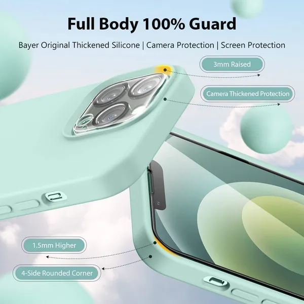 Iphone_14_Pro_Max_Mint_Thermoplastic_Polyurethane_&_Polycarbonate_Protective_Back_Case_Cover