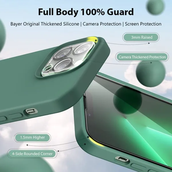 Iphone_14_Pro_Max_Pinegreen_Polycarbonate_&_Thermoplastic_Polyurethane_Protective_Back_Case_Cover