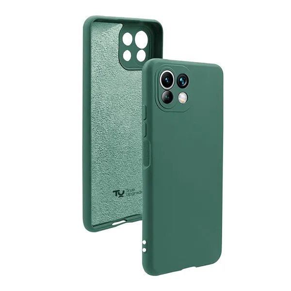 Xiaomi_Mi_11_Lite_Green_Plastic_Protective_Back_Case_Cover