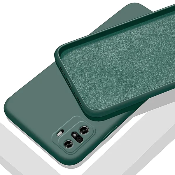 TRUEUPGRADE_Xiaomi_Mi_11X_/_Mi_11X_Pro_Soft_Liquid_Silicone_TPU_|_Shockproof_Slim_Back_Cover_Case_for_Xiaomi_Mi_11X_/_Mi_11X_Pro_(Green)
