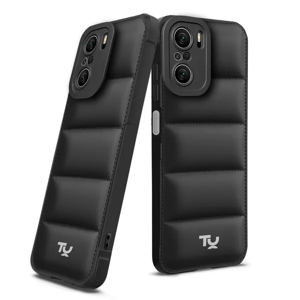 TRUEUPGRADE_Back_Case_Cover_for_Xiaomi_Mi_11X_/_Mi_11X_Pro_|_Compatible_for_Xiaomi_Mi_11X_/_Mi_11X_Pro_Back_Case_Cover_|_Puff_Case_with_Camera_Protection_|Black
