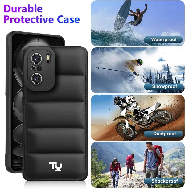 TRUEUPGRADE_Back_Case_Cover_for_Xiaomi_Mi_11X_/_Mi_11X_Pro_|_Compatible_for_Xiaomi_Mi_11X_/_Mi_11X_Pro_Back_Case_Cover_|_Puff_Case_with_Camera_Protection_|Black