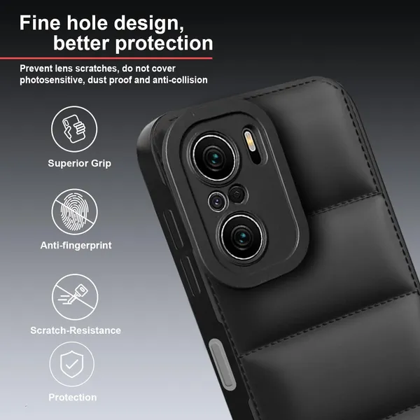 TRUEUPGRADE_Back_Case_Cover_for_Xiaomi_Mi_11X_/_Mi_11X_Pro_|_Compatible_for_Xiaomi_Mi_11X_/_Mi_11X_Pro_Back_Case_Cover_|_Puff_Case_with_Camera_Protection_|Black