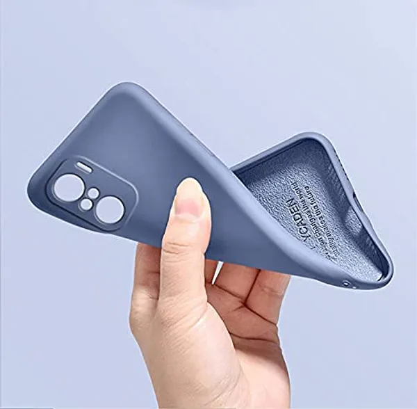 TRUEUPGRADE_Xiaomi_Mi_11X_/_Mi_11X_Pro_Soft_Liquid_Silicone_TPU_|_Shockproof_Slim_Back_Cover_Case_for_Xiaomi_Mi_11X_/_Mi_11X_Pro_(Purple)