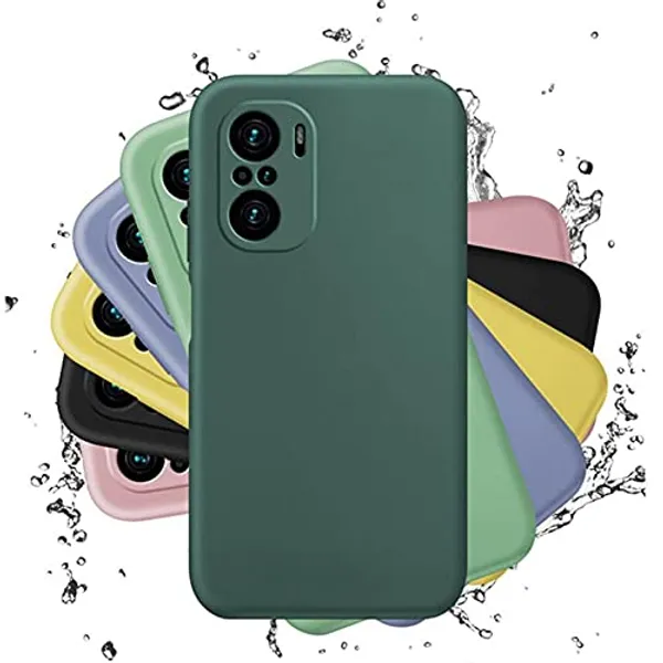 Mi_11X_|_Mi_11X_Pro_Green_Silicone_Protective_Back_Case_Cover