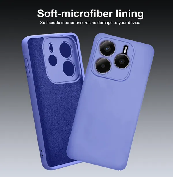 TRUEUPGRADE_Compatible_with_Mi_Redmi_Note_14_5G_Back_Cover_Case,_Liquid_Silicone_Cover,_Full_Body_Protective_Cover,_Shockproof,_Anti-Scratch_Soft_Microfiber_Lining_-_Purple