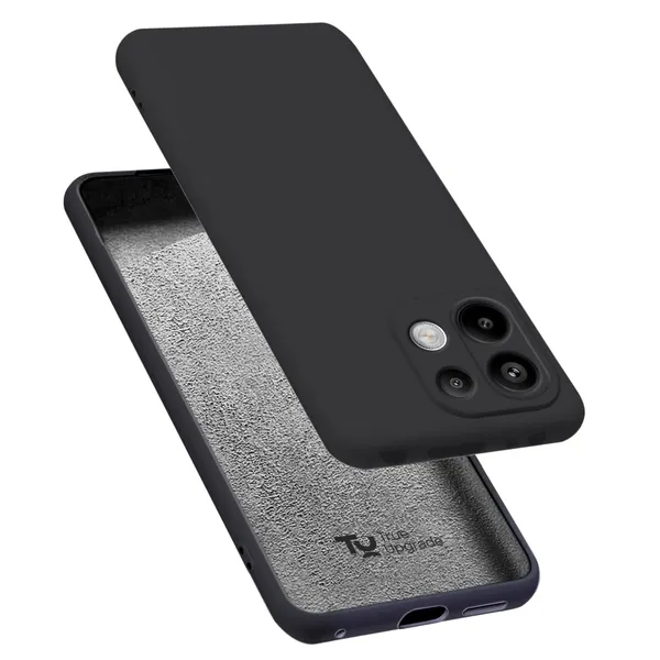 TRUEUPGRADE_Liquid_Silicone_Designed_Back_Case_Cover_for_Mi_Redmi_Note_13_5G_|_Microfiber_Inside_|_Bumper_Back_Cover_Case_for_Mi_Redmi_Note_13_5G_-_Black