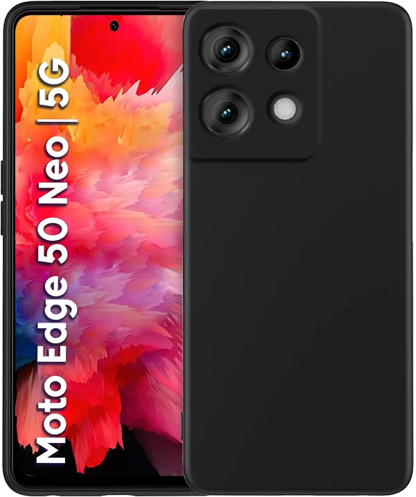 TRUEUPGRADE_Compatible_with_Motorola_Moto_Edge_50_Neo_5G_Back_Cover_Case,_Liquid_Silicone_Cover,_Full_Body_Protective_Cover,_Shockproof,_Slim_Phone_Cover,_Anti-Scratch_Soft_Microfiber_Lining_-_Black