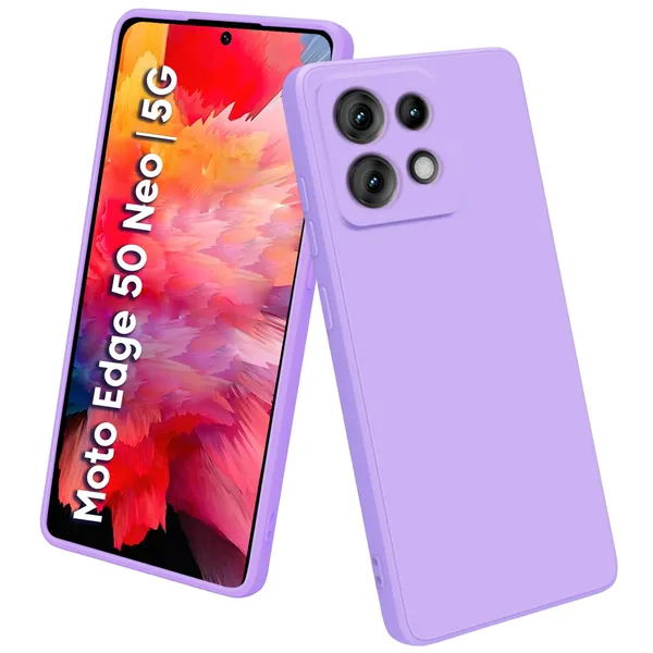 TRUEUPGRADE_Compatible_with_Motorola_Moto_Edge_50_Neo_5G_Back_Cover_Case,_Liquid_Silicone_Cover,_Full_Body_Protective_Cover,_Shockproof,_Slim_Phone_Cover,_Anti-Scratch_Soft_Microfiber_Lining_-_Purple