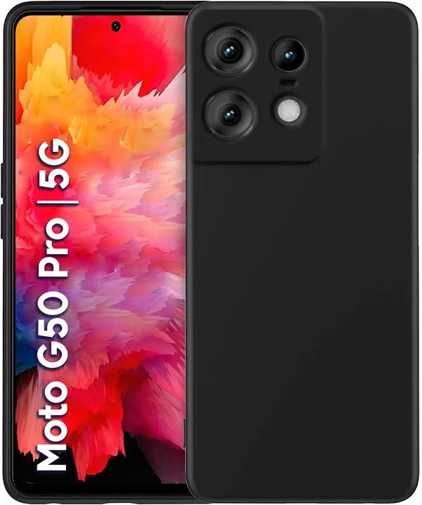 TRUEUPGRADE_Liquid_Silicone_Designed_Back_Case_Cover_for_Motorola_Moto_Edge_50_Pro_5G_|_Microfiber_Inside,_Full_Protection_|_Bumper_Back_Cover_Case_for_Motorola_Moto_Edge_50_Pro_5G_-_Black