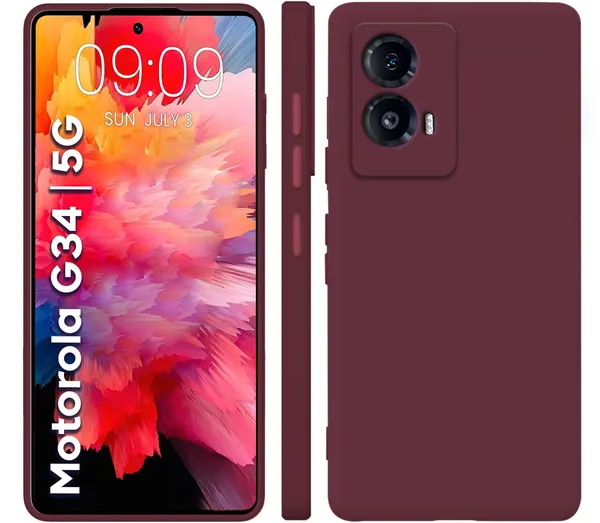 Motorola_G34_5G_Wine_Silicone_Protective_Back_Case_Cover