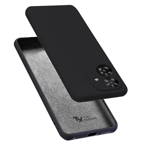 TRUEUPGRADE_Liquid_Silicone_Designed_Back_Case_Cover_for_Motorola_Moto_G54_5G_/_G64_5G_|_Microfiber_Inside,_Full_Protection_|_Bumper_Back_Cover_Case_for_Motorola_Moto_G54_5G_/_G64_5G_-_Black