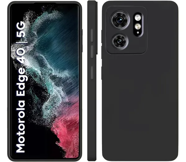 TRUEUPGRADE_Liquid_Silicone_Designed_Back_Case_Cover_for_Motorola_Moto_Edge_40_5G_|_Microfiber_Inside_|_Bumper_Back_Cover_Case_for_Motorola_Moto_Edge_40_5G_-_Black