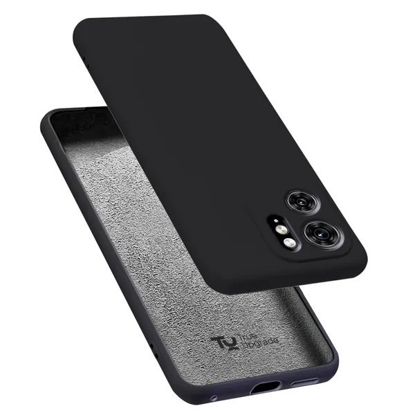 TRUEUPGRADE_Liquid_Silicone_Designed_Back_Case_Cover_for_Motorola_Moto_Edge_40_5G_|_Microfiber_Inside_|_Bumper_Back_Cover_Case_for_Motorola_Moto_Edge_40_5G_-_Black