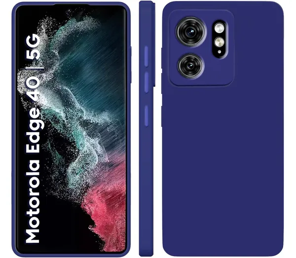 TRUEUPGRADE_Liquid_Silicone_Designed_Back_Case_Cover_for_Motorola_Moto_Edge_40_5G_|_Microfiber_Inside_|_Bumper_Back_Cover_Case_for_Motorola_Moto_Edge_40_5G_-_Blue