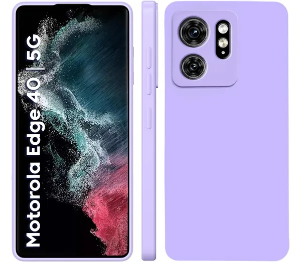 TRUEUPGRADE_Liquid_Silicone_Designed_Back_Case_Cover_for_Motorola_Moto_Edge_40_5G_|_Microfiber_Inside_|_Bumper_Back_Cover_Case_for_Motorola_Moto_Edge_40_5G_-_Light_Purple