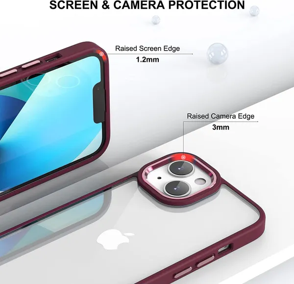 Iphone_14_Plus_Case_Maroon_Polycarbonate_&_Thermoplastic_Polyurethane_Protective_Back_Case_Cover