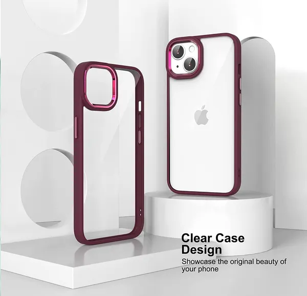 Iphone_14_Plus_Case_Maroon_Polycarbonate_&_Thermoplastic_Polyurethane_Protective_Back_Case_Cover