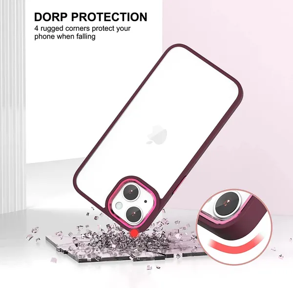 Iphone_14_Case_2022_Maroon_Polycarbonate_&_Thermoplastic_Polyurethane_Protective_Back_Case_Cover