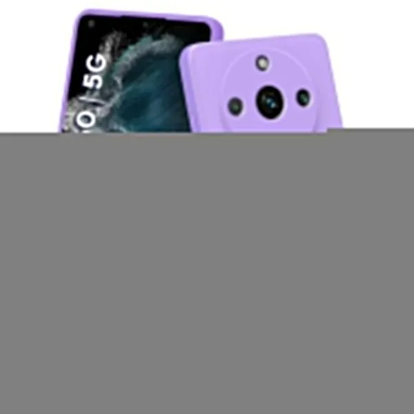 TRUEUPGRADE_Compatible_with_Realme_Narzo_60_5G_5G_Back_Cover_Case,_Liquid_Silicone_Cover,_Full_Body_Protective_Cover,_Shockproof,_Slim_Phone_Cover,_Anti-Scratch_Soft_Microfiber_Lining_-_Light_Purple
