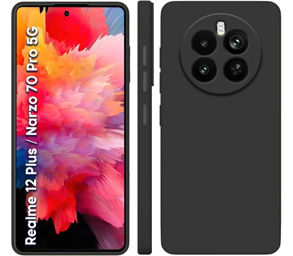 Realme_12_Plus_5G_|_Realme_P1_5G_|_Narzo_70_5G_|_Narzo_70_Pro_5G_Black_Silicone_Protective_Back_Case_Cover