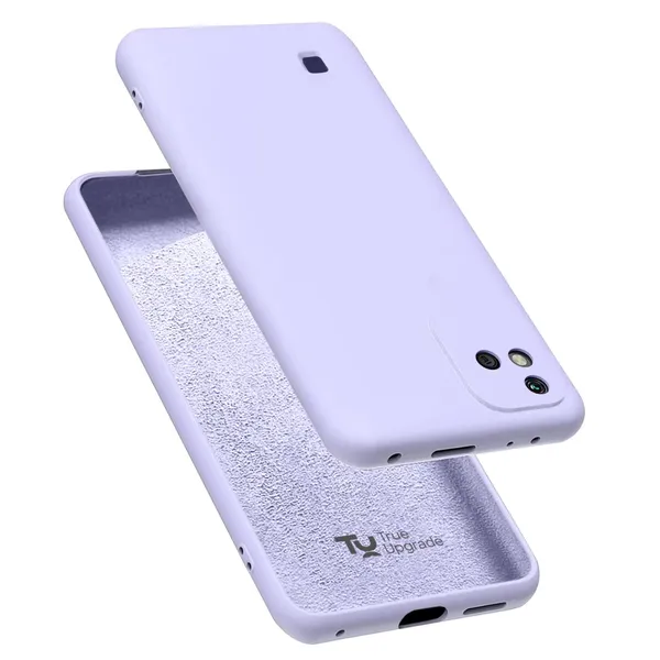 TRUEUPGRADE_Liquid_Silicone_Back_Cover_Case_Compatible_for_Realme_Narzo_50i_|_Microfiber_Inside_|_360_Degree_Protection_Back_Case_Cover_for_Realme_Narzo_50i_-_Purple