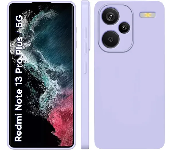 TRUEUPGRADE_Compatible_with_Mi_Redmi_Note_13_Pro_Plus_5G_Back_Cover_Case,_Liquid_Silicone_Cover,_Full_Body_Protective_Cover,_Shockproof,_Slim_Phone_Cover,_Anti-Scratch_Soft_Microfiber_Lining_-_Purple
