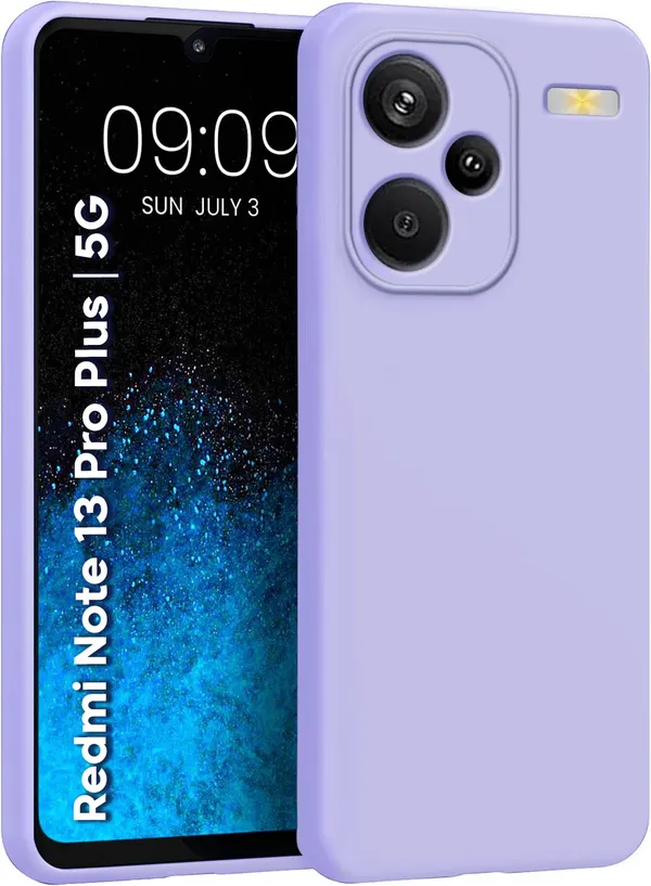 TRUEUPGRADE_Compatible_with_Mi_Redmi_Note_13_Pro_Plus_5G_Back_Cover_Case,_Liquid_Silicone_Cover,_Full_Body_Protective_Cover,_Shockproof,_Slim_Phone_Cover,_Anti-Scratch_Soft_Microfiber_Lining_-_Purple
