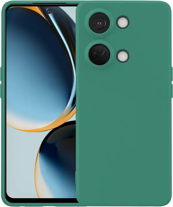 TRUEUPGRADE_Genuine_Liquid_Silicone_Back_Cover_Case_for_OnePlus_Nord_3_5G_|_Soft_Micro-Fibre_Lining_Inside_|_Camera_Protection_Bump_|_Shockproof_Back_Cover_Case_for_OnePlus_Nord_3_5G_(Green)