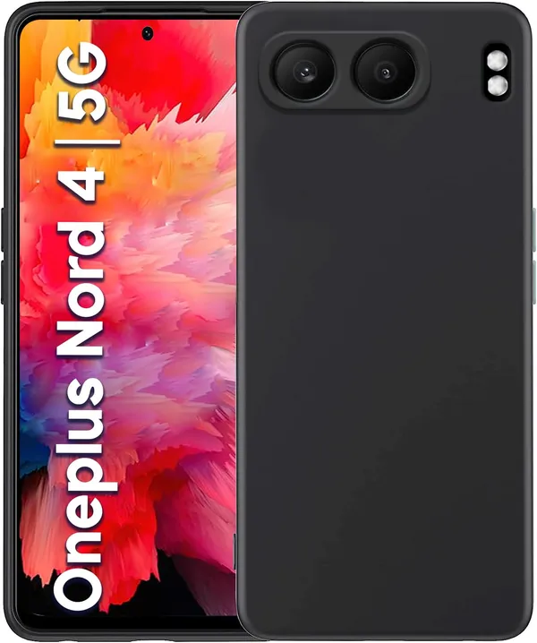 Oneplus_Nord_4_5G_Black_Silicone_Protective_Back_Case_Cover