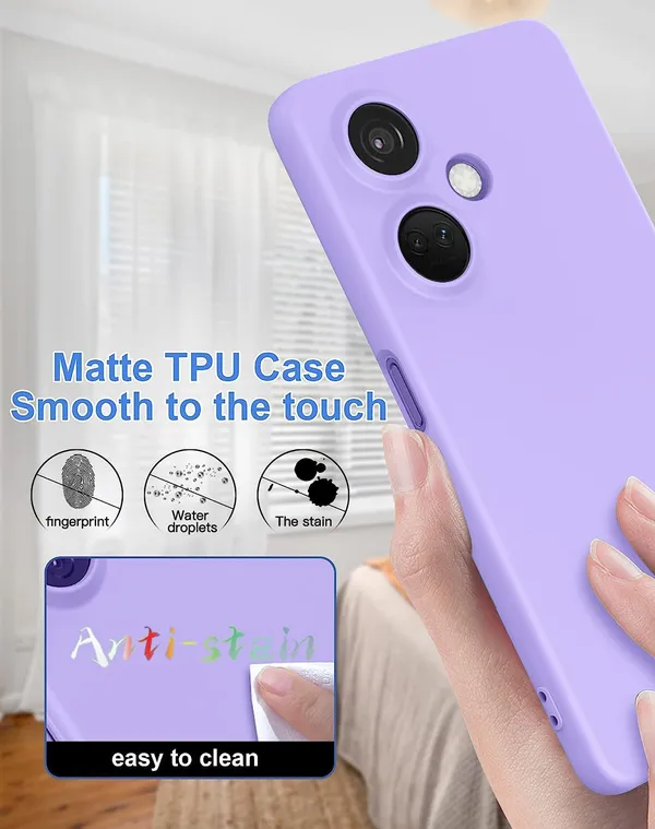 TRUEUPGRADE_Liquid_Silicone_Designed_Back_Case_Cover_for_OnePlus_Nord_CE_3_5G_|_Microfiber_Inside_|_Bumper_Back_Cover_Case_for_OnePlus_Nord_CE_3_5G_-_Light_Purple