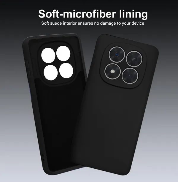 TRUEUPGRADE_Compatible_with_Mi_Redmi_Note_14_Pro_/_14_Pro_Plus_5G_Back_Cover_Case,_Liquid_Silicone_Cover,_Full_Body_Protective_Cover,_Shockproof,_Anti-Scratch_Soft_Microfiber_Lining_-_Black