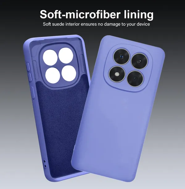 TRUEUPGRADE_Compatible_with_Mi_Redmi_Note_14_Pro_/_14_Pro_Plus_5G_Back_Cover_Case,_Liquid_Silicone_Cover,_Full_Body_Protective_Cover,_Shockproof,_Anti-Scratch_Soft_Microfiber_Lining_-_Purple