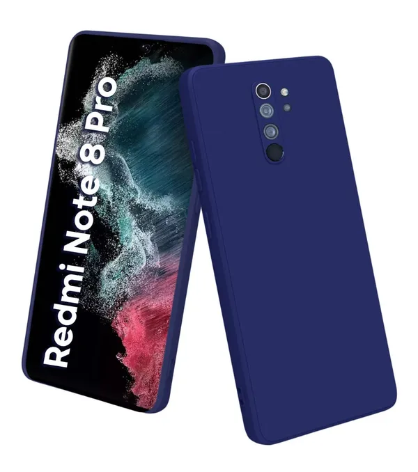 TRUEUPGRADE_Liquid_Silicone_Back_Cover_Case_for_Xiaomi_Redmi_Note_8_Pro|_Microfiber_Inside_|_360_Degree_Protection_Back_Cover_Case_for_Xiaomi_Redmi_Note_8_Pro_-_Blue