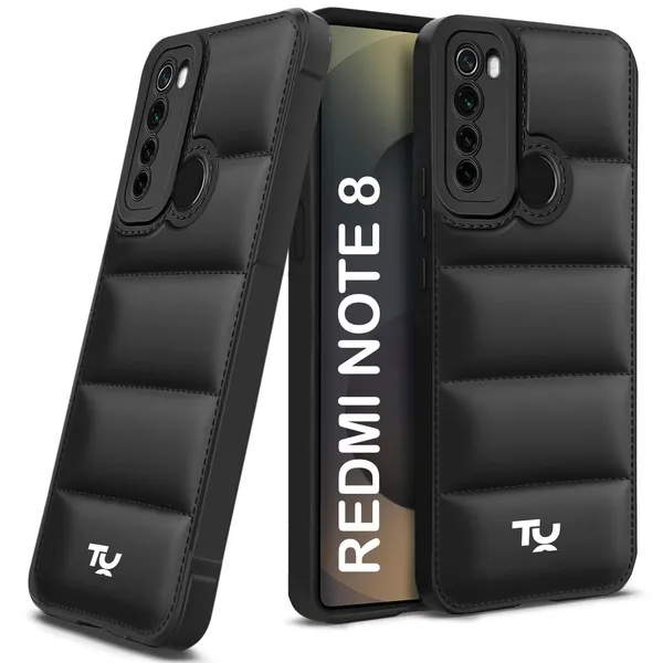TRUEUPGRADE_Back_Case_Cover_for_Xiaomi_Redmi_Note_8_|_Compatible_for_Xiaomi_Redmi_Note_8_Back_Case_Cover_|_Puff_Case_with_Camera_Protection_|Black