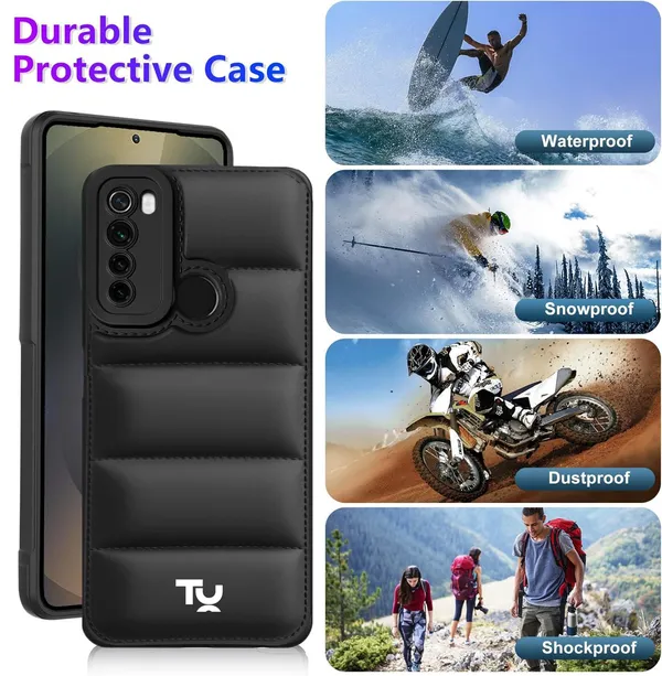 TRUEUPGRADE_Back_Case_Cover_for_Xiaomi_Redmi_Note_8_|_Compatible_for_Xiaomi_Redmi_Note_8_Back_Case_Cover_|_Puff_Case_with_Camera_Protection_|Black