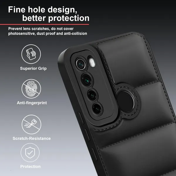 TRUEUPGRADE_Back_Case_Cover_for_Xiaomi_Redmi_Note_8_|_Compatible_for_Xiaomi_Redmi_Note_8_Back_Case_Cover_|_Puff_Case_with_Camera_Protection_|Black