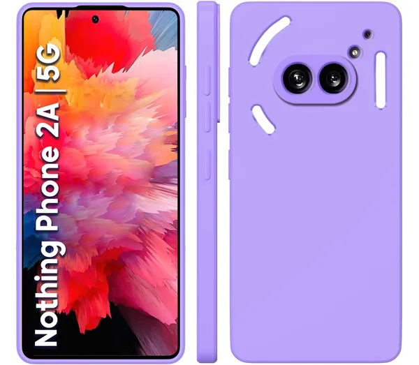 TRUEUPGRADE_Compatible_with_Nothing_Phone_2a_Back_Cover_Case,_Liquid_Silicone_Cover,_Full_Body_Protective_Cover,_Shockproof,_Slim_Phone_Cover,_Anti-Scratch_Soft_Microfiber_Lining_-_Purple