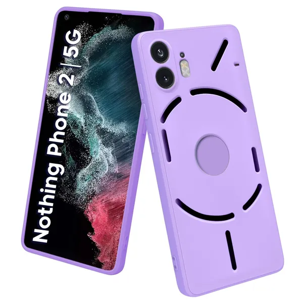 TRUEUPGRADE_Compatible_with_Nothing_Phone_2_5G_Cover,_Liquid_Silicone_Cover,_Full_Body_Protective_Cover,_Shockproof,_Slim_Phone_Cover,_Anti-Scratch_Soft_Microfiber_Lining_-_Light_Purple