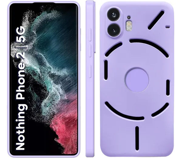 TRUEUPGRADE_Compatible_with_Nothing_Phone_2_5G_Cover,_Liquid_Silicone_Cover,_Full_Body_Protective_Cover,_Shockproof,_Slim_Phone_Cover,_Anti-Scratch_Soft_Microfiber_Lining_-_Light_Purple